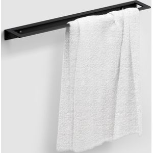 Clou Fold handdoekrek 45cm - Mat zwart