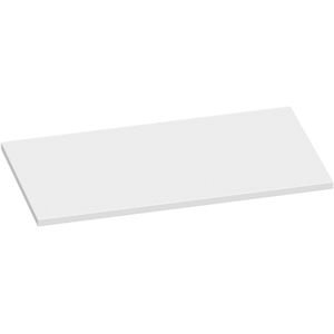 Brauer Ocean Slim Topblad 80x46cm MDF - Mat Wit (18 Mm) - Badkamermeubels - Wastafelbladen - 8720359348647
