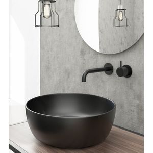 Hotbath Cobber X CX105EXT18 Afbouwdeel Voor Inbouw Wastafelkraan - Uitloop 18cm - Verouderd Messing - Messing - Kranen - Wastafelkranen - Inbouw