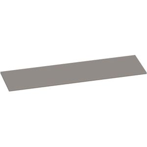 Brauer Ocean Slim Topblad 160x46cm MDF - Mat Taupe (18 Mm) - Badkamermeubels - Wastafelbladen - 8720359348340