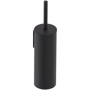 May Accessoires Toiletborstelgarnituur Wand - Mat Zwart PED - Messing - Accessoires - Toilet Accessoires - Toiletborstelhouders - 8718835387303