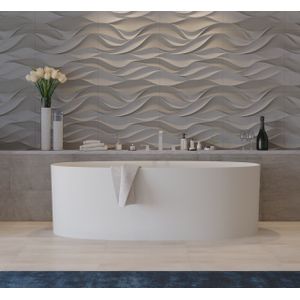 Ideavit Solidcliff vrijstaand solid surface bad 175x88cm