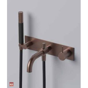 Hotbath Cobber CB126EXT Afbouwdeel Voor Inbouw Badmengkraan - Geborsteld Nikkel - Kranen - Badkranen - Inbouw Badkranen - 8721264690845