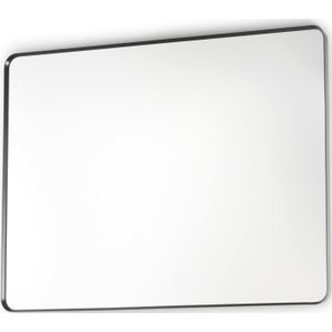 Sub 148 spiegel 80x80 cm ronde hoeken met lijst, matgoud