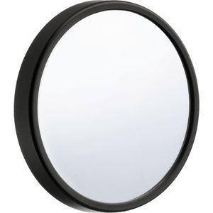 Smedbo Outline lite Make Up spiegel met zuignap ABS spiegelglas 12x vergrotend 9cm Zwart