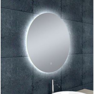 Badkamerspiegel Soul Rond 60x60cm Geintegreerde LED Verlichting Verwarming Anti Condens en Touch Schakelaar