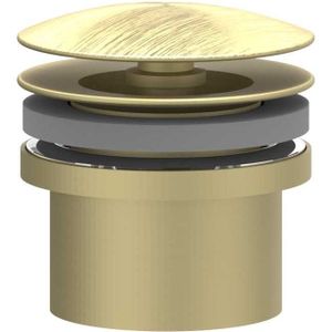 IVY niet-afsluitbare plug RVS 316 - geborsteld mat goud PVD