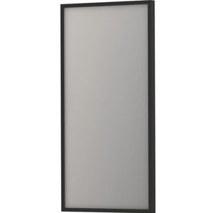 Ink SP18 spiegel 50 x 100 cm rechthoek in stalen kader - Mat zwart