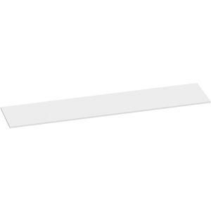 Brauer Ocean Slim Topblad 220x46cm MDF - Mat Wit (18 Mm) - Badkamermeubels - Wastafelbladen - 8720359348494