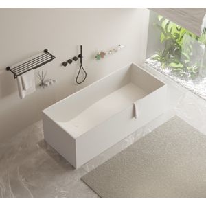 Ideavit Solidstar vrijstaand solid surface bad mat wit 170x72cm