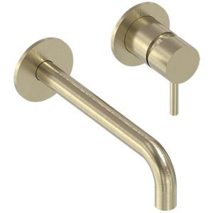 May Stilo Afbouwdeel Inbouw Wastafelmengkraan - Geborsteld Mat Goud PVD - Messing - Kranen - 8718835387075