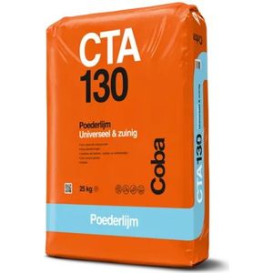 Coba CTA130 Poederlijm universeel & zuinig 25kg - Wit