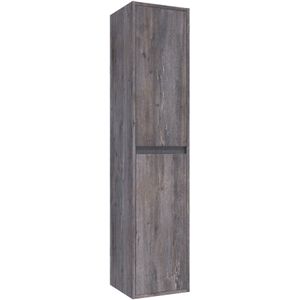 Brauer Adore Hoge Kast 160x35x35cm MFC - Driftwood - Badkamermeubels - Kolom- En Zijkasten - Hoge Kasten - 8720359369826