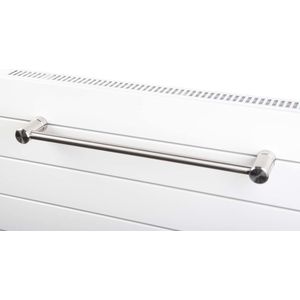Instamat Handdoekrek T.b.v. TH/TV Paneelradiatoren En Deco Light, L = 400 Mm, Geborsteld RVS - Accessoires - Handdoekhouders - Handdoekrekken - ACCREK02.001