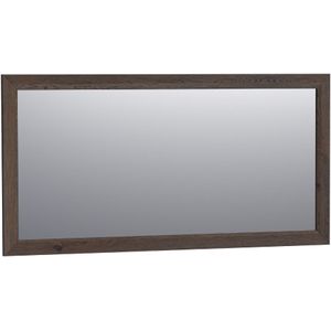 Brauer Citrine Spiegel 140x70cm - Frame Massief Eiken - Eiken Zwart - Rechthoekig - Spiegels - Badkamerspiegels - 8720359338686