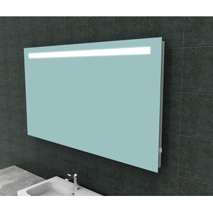 Wiesbaden Tigris Spiegel Met Led Verlichting + Stopcontact 1400x800 - Glas - Rechthoekig - Spiegels - Badkamerspiegels - 8719956086762