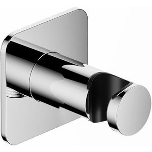 Hotbath Gal GL514 Wandsteun - Geborsteld Nikkel - Wandkraanhouder - Kranen - Douchekranen - Douchekophouders & Uitlaten - 8721321490128