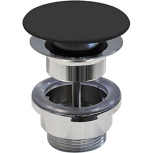 Catalano Niet-afsluitbare Plug Keramisch - Mat Zwart - Keramiek - 8058647595023 - Wastafels - Afvoerpluggen
