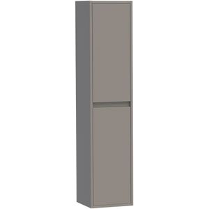 Brauer Adore Hoge Kast 160x35x35cm MDF - Mat Taupe - Badkamermeubels - Kolom- En Zijkasten - Hoge Kasten - 8720359307590