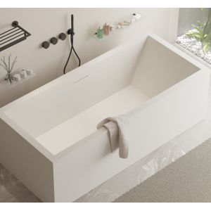 Ideavit Solidvitas Vrijstaand Solid Surface Bad Mat Wit 180x80cm - Baden - Vrijstaande Baden - 277808