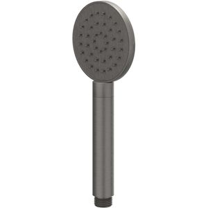 IVY handdouche rond 9cm satin spray - geborsteld metal black PVD