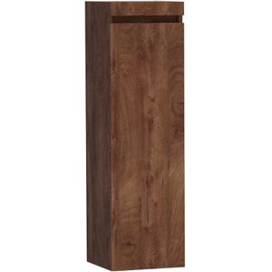 Brauer Joy Halfhoge Kast 120x35x35 - Forest Cacao - Linksdraaiend - Badkamermeubels - Kolom- En Zijkasten - Halfhoge Kasten - 8720359308122