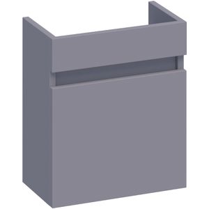 Brauer Joy Fonteinonderkast MDF - Mat Grijs - Rechtsdraaiend - 8720359370648 - Wastafels - Fonteinen - Fonteinonderkasten
