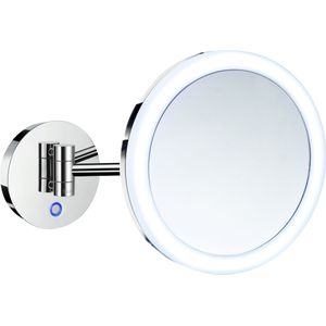 Smedbo Vergrotingsspiegel Draaibaar met LED PMMA Dual Light Chroom 7 vergrotend FK486H