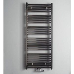 Instamat Calda Badkamerradiator 185x45cm  -  Antraciet Metallic - Staal - Verwarming - Radiatoren - Verticale Radiatoren - CA180.45SF3M