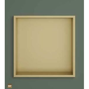 Hotbath &More Inbouwnis 30x30x10cm - Tuscan Bronze - RVS - Vierkant - Accessoires - Inbouw/opbouw Nissen - 8721264694669
