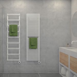 Instamat Plein Elektrische Radiator - 500W - 101,6x40cm - Wit - Staal - Verwarming - Radiatoren - Design Radiatoren - PL100.40ES01