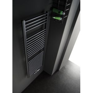 Instamat Rondo Lux Badkamerradiator 121x50,7cm  -  Soft Mat Zwart - Staal - Verwarming - Radiatoren - Verticale Radiatoren - RL120.50KM01