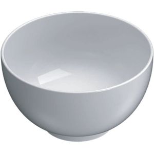 Globo Bagno di Colore opzetwastafel rond 30x16cm zonder overloop - mat zwart