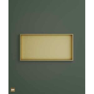 Hotbath &More Inbouwnis 30x60x10cm - Tuscan Bronze - RVS - Rechthoekig - Accessoires - Inbouw/opbouw Nissen - 8721264694737