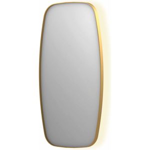 Ink SP30 spiegel 50x100cm - indirecte LED verlichting rondom - geborsteld mat goud
