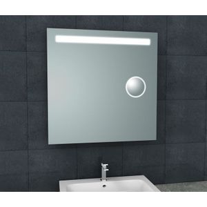 Wiesbaden Tigris spiegel met led verlichting + scheerspiegel 800x800