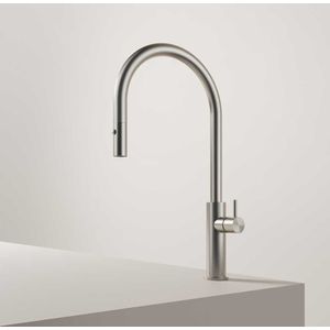 Hotbath Fellow FKM32 Keukenkraan Met Uittrekbare Handdouche - RVS 316 - RVS 316 - Kranen - Keukenkranen - Opbouw Keukenkranen - 8721264699879