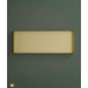 Hotbath &More Inbouwnis 30x80x10cm - Zonder Frame - Tuscan Bronze - RVS - Rechthoekig - Accessoires - Inbouw/opbouw Nissen - 8721264695642