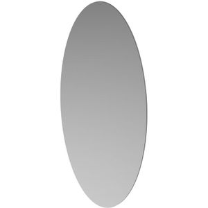 Ink SP16 spiegel ovaal op alu kader - spiegel - 30x3x60cm (bxdxh)