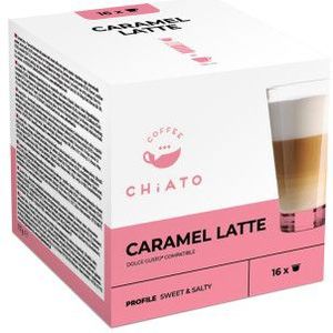 Koffiecapsules compatibel met NESCAFÉ® Dolce Gusto® CHiATO Caramel Latte, 16 st.