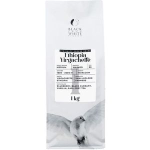 Specialty koffiebonen Black Crow White Pigeon Ethiopia Yirgacheffe, 1 kg