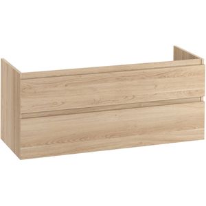 Ben Tendenza asymmetrische wastafelonderkast 120x44,5x60cm met 1 sifonuitsparing urban oak