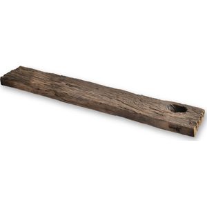 Looox Wooden Collection bath shelf raw massief eiken