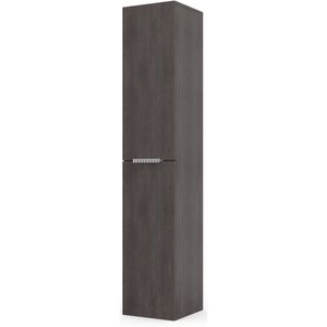 Saqu Lima hoge kast excl. greep 35x34x180cm kasteel bruin