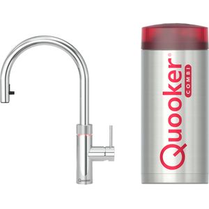 Quooker Flex met COMBI boiler 3-in-1 kokend water kraan Chroom