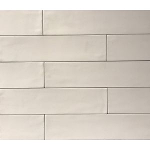 Wandtegel Emil Totalook Brick 6x24x0,95 cm Bianco 0,52 M2