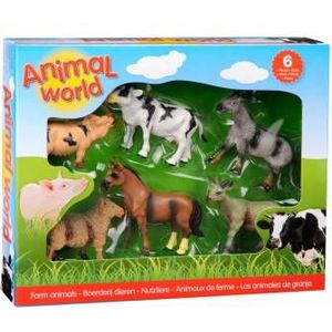 Animal World boerderijdieren assortiment in doos