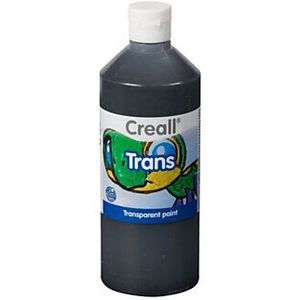 Creall Transparante Verf Zwart, 500ml