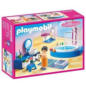 PLAYMOBIL Dollhouse Badkamer met Ligbad - 70211