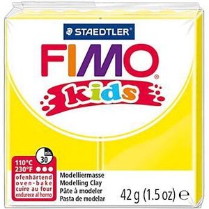 FIMO Kids Boetseerklei Geel, 42gr